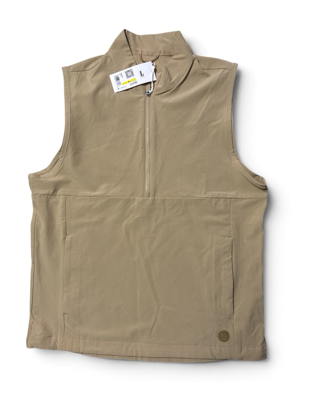 Puma Ripguard Men’s Golf Vest Prairie Tan Men's Size Medium 628865-04